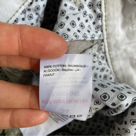 🌿 PEACOCKS GREY GREEN MULTI FLORAL CASUAL SHORTS! - Picture 9 of 10